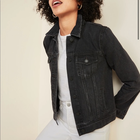 Jackets & Blazers - Faded Black Denim Jacket